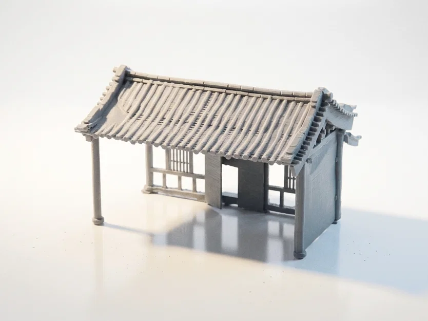 Mô hình kiến trúc nhà truyền thống Trung Hoa in 3D - Image 4