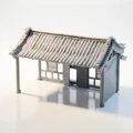 Mô hình kiến trúc nhà truyền thống Trung Hoa in 3D - Thumbnail 4
