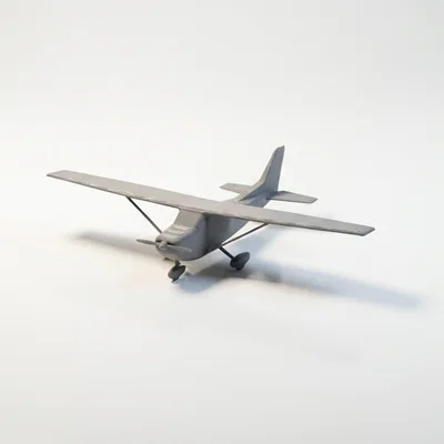 Mô hình máy bay Cessna 172 in 3D chi tiết