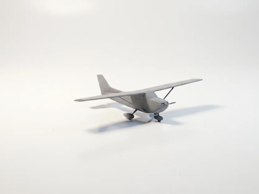 Mô hình máy bay Cessna 172 in 3D chi tiết - Image 2