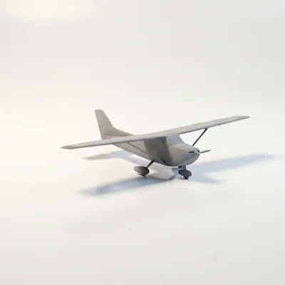Mô hình máy bay Cessna 172 in 3D chi tiết