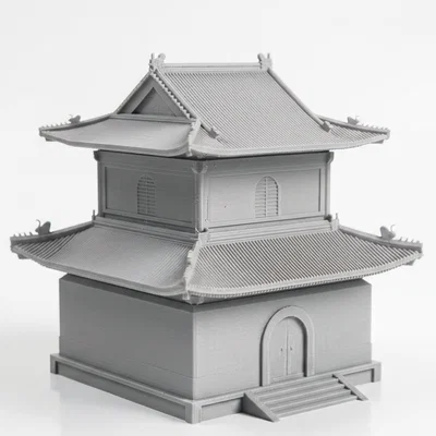 Mô hình kiến trúc Chùa Trung Hoa in 3D