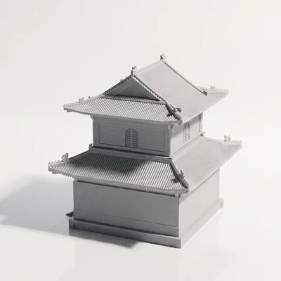 Mô hình kiến trúc Chùa Trung Hoa in 3D
