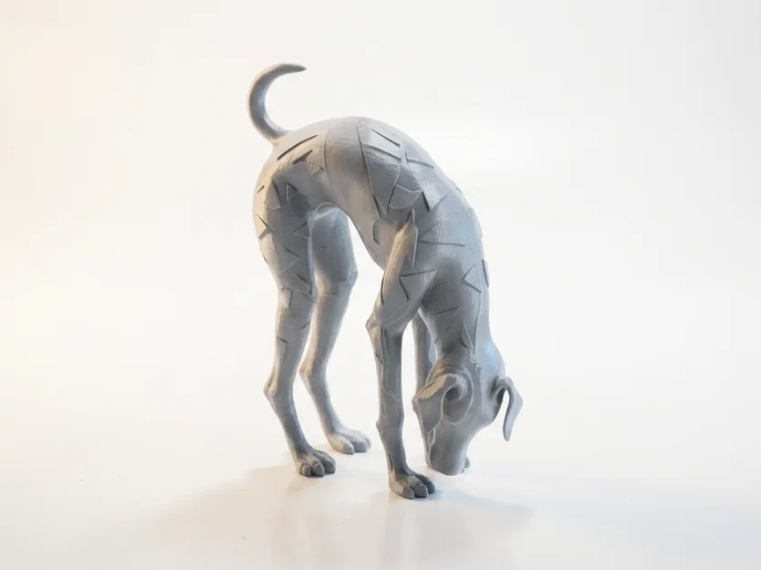 Mô hình 3D tư thế Yoga Chó Úp Mặt (Downward Dog) có thể in ấn - Image 1