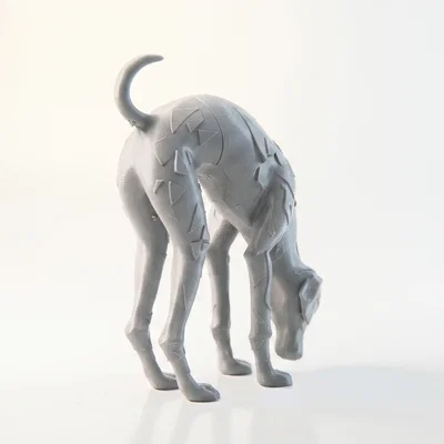 Mô hình 3D tư thế Yoga Chó Úp Mặt (Downward Dog) có thể in ấn