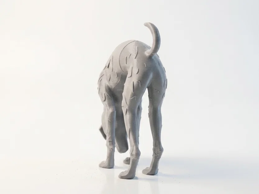 Mô hình 3D tư thế Yoga Chó Úp Mặt (Downward Dog) có thể in ấn - Image 3