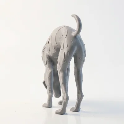 Mô hình 3D tư thế Yoga Chó Úp Mặt (Downward Dog) có thể in ấn