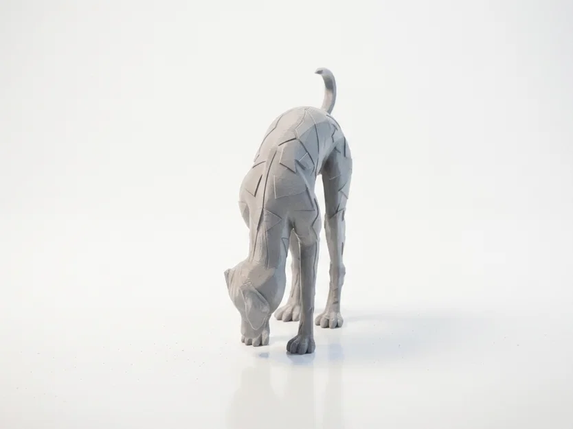 Mô hình 3D tư thế Yoga Chó Úp Mặt (Downward Dog) có thể in ấn - Image 4