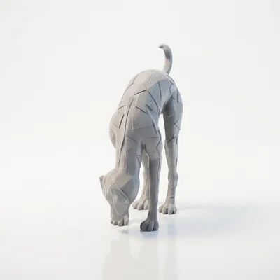 Mô hình 3D tư thế Yoga Chó Úp Mặt (Downward Dog) có thể in ấn