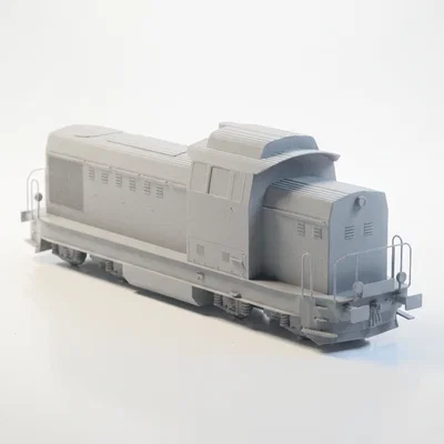 Mô hình đầu tàu hỏa chở hàng 3D chi tiết cao