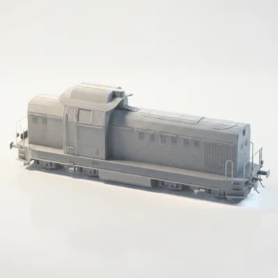 Mô hình đầu tàu hỏa chở hàng 3D chi tiết cao