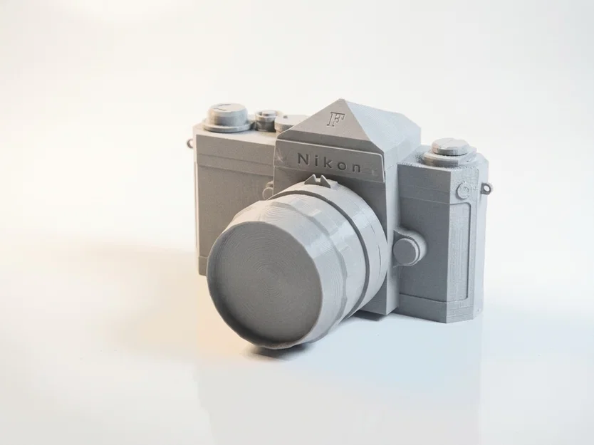 Mô hình máy ảnh Nikon F cổ điển in 3D - Đồ sưu tầm độc đáo - Image 1