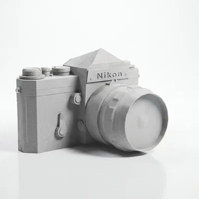 Mô hình máy ảnh Nikon F cổ điển in 3D - Đồ sưu tầm độc đáo