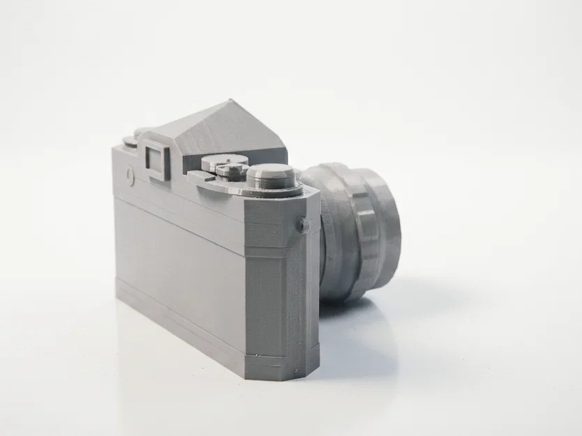 Mô hình máy ảnh Nikon F cổ điển in 3D - Đồ sưu tầm độc đáo - Image 3