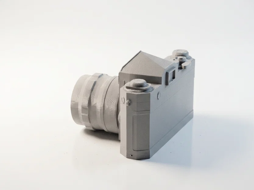 Mô hình máy ảnh Nikon F cổ điển in 3D - Đồ sưu tầm độc đáo - Image 4
