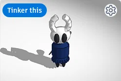 Mô hình nhân vật Hollow Knight 3D ấn tượng dành cho fan game - Image 1