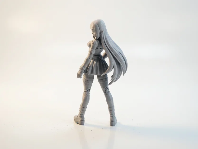 Mô Hình Chiến Binh Elf Fantasy In 3D Sưu Tầm - Image 1