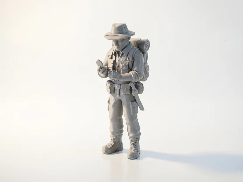 Mô hình Nhà thám hiểm Explorer Navigating 3D có thể in được - Image 1
