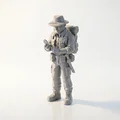 Mô hình Nhà thám hiểm Explorer Navigating 3D có thể in được - Thumbnail 1