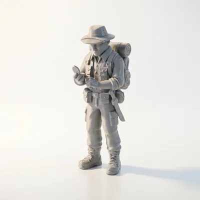 Mô hình Nhà thám hiểm Explorer Navigating 3D có thể in được