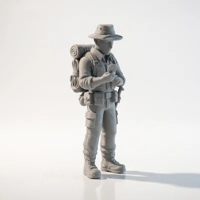 Mô hình Nhà thám hiểm Explorer Navigating 3D có thể in được