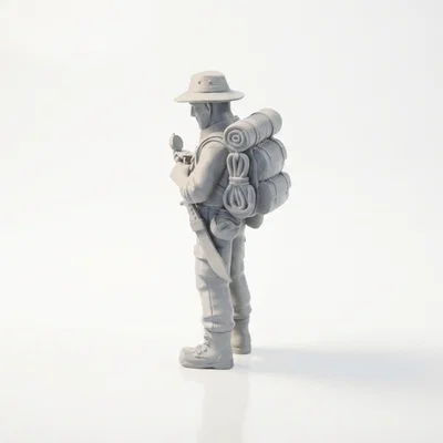 Mô hình Nhà thám hiểm Explorer Navigating 3D có thể in được
