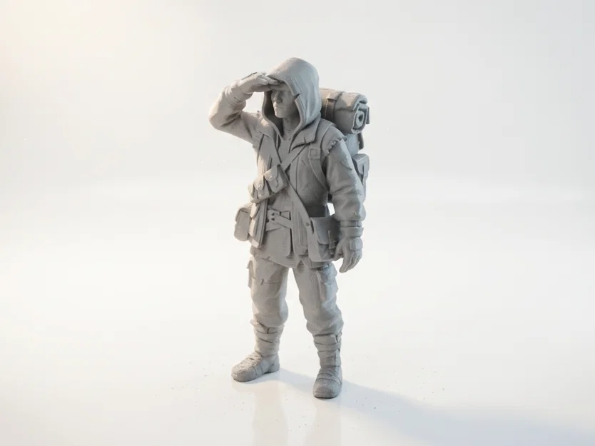 Mô Hình Phi Hành Gia Thám Hiểm Không Gian (3D Printable) - Image 1