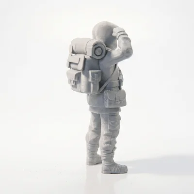 Mô Hình Phi Hành Gia Thám Hiểm Không Gian (3D Printable)