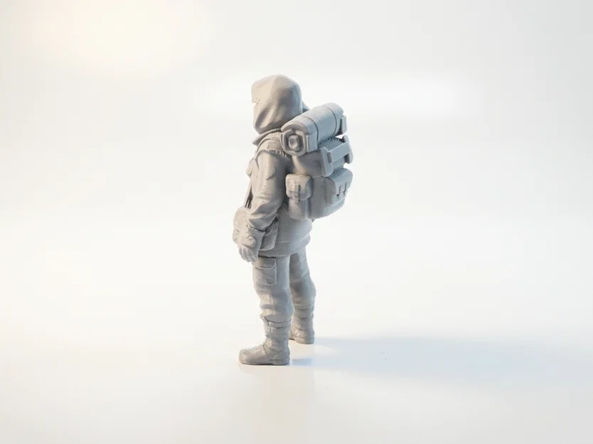 Mô Hình Phi Hành Gia Thám Hiểm Không Gian (3D Printable) - Image 4
