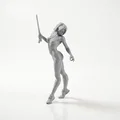 Mô hình Tượng Tiên Nữ Fantasy Dành cho In 3D - Thumbnail 1