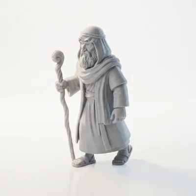 Mô hình tượng in 3D Cha Abraham - Vị tổ phụ trong Kinh Thánh