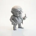 Mô hình 3D Ông Già Cau Có - Đồ trang trí cá tính - Thumbnail 2