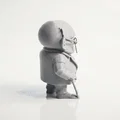 Mô hình 3D Ông Già Cau Có - Đồ trang trí cá tính - Thumbnail 3