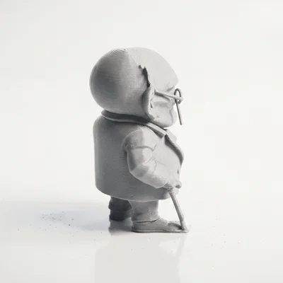 Mô hình 3D Ông Già Cau Có - Đồ trang trí cá tính