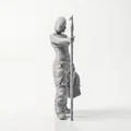 Mô hình 3D tượng Lính cứu hỏa anh hùng - Thumbnail 3