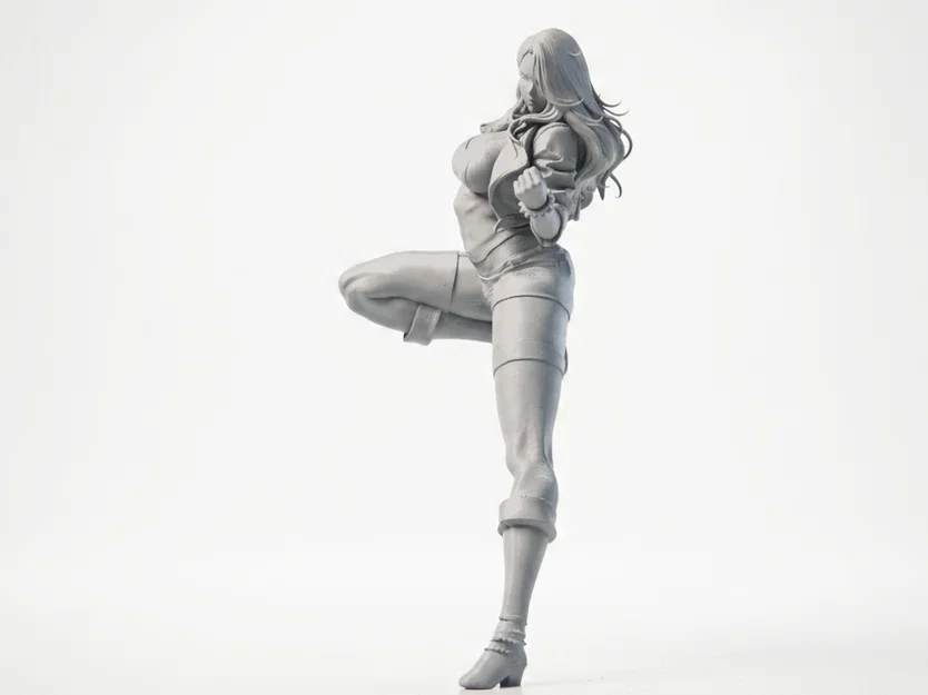 Mô Hình 3D Nữ Chiến Binh Anime Sưu Tầm - Image 1