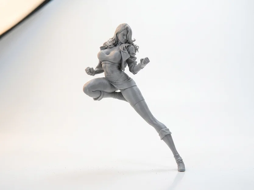 Mô Hình 3D Nữ Chiến Binh Anime Sưu Tầm - Image 2