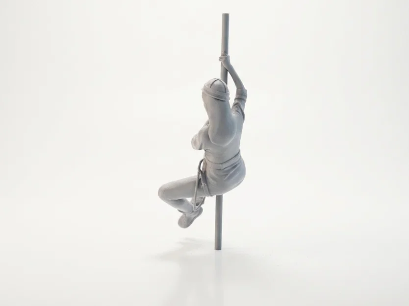 Mô hình 3D Lính Cứu Hỏa Đu Dây Giải Cứu - Image 4
