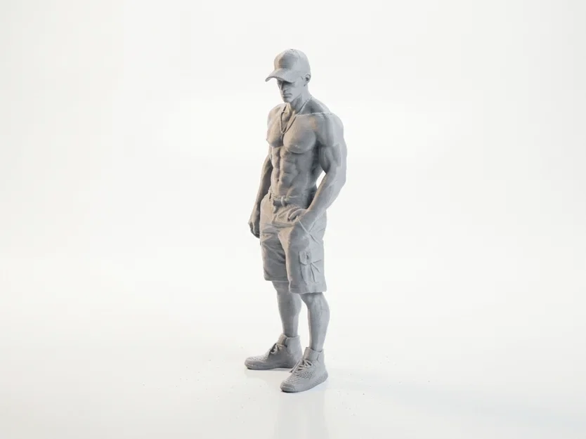 Mô hình tượng nam giới vạm vỡ 3D Printable (STL File) - Image 1