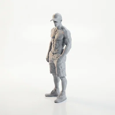 Mô hình tượng nam giới vạm vỡ 3D Printable (STL File)