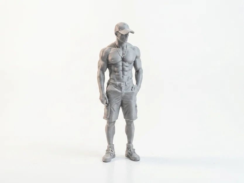 Mô hình tượng nam giới vạm vỡ 3D Printable (STL File) - Image 2