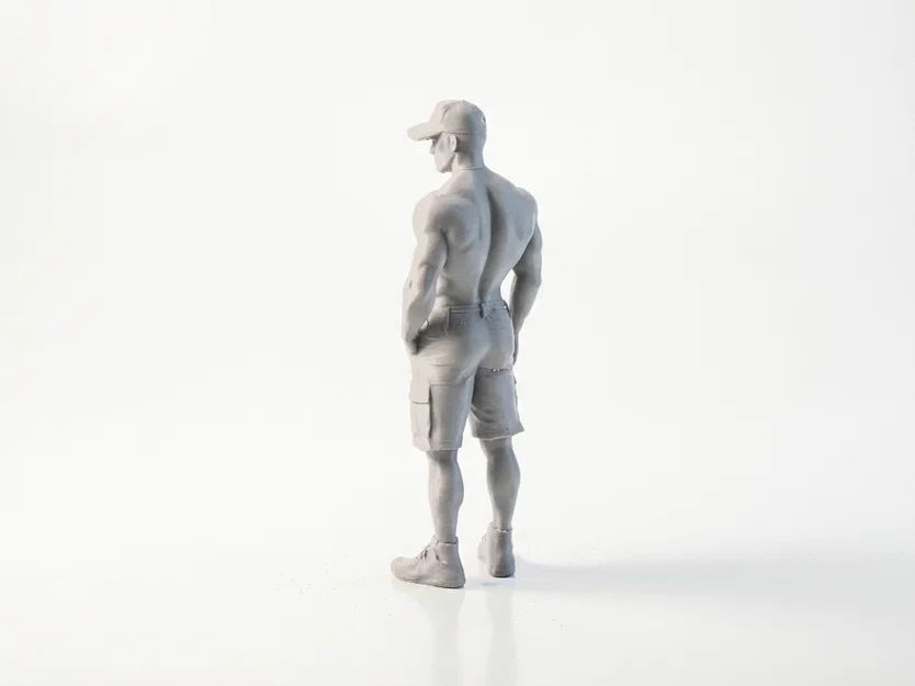 Mô hình tượng nam giới vạm vỡ 3D Printable (STL File) - Image 4