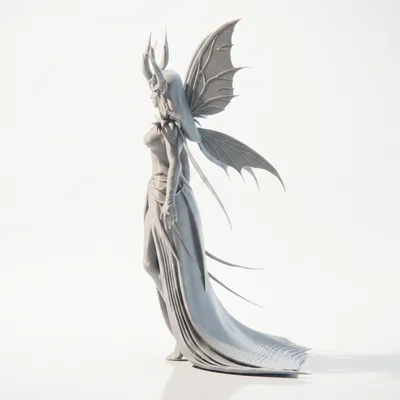 Mô hình 3D Nàng Tiên Rừng Huyền Bí