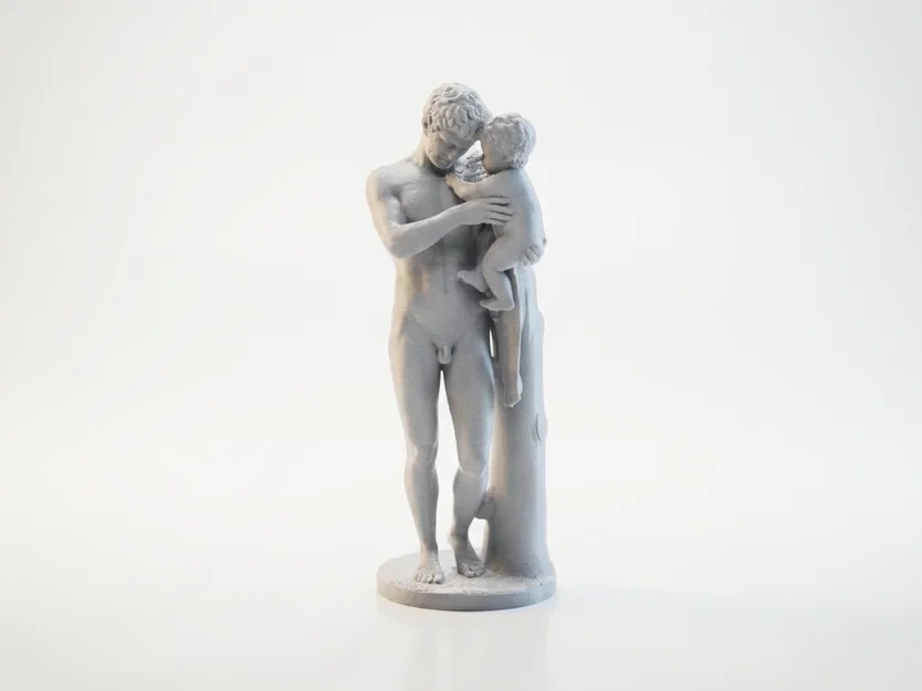 Mô hình tượng điêu khắc Classical Embrace in 3D - Image 1