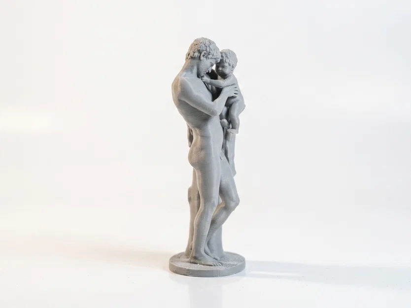 Mô hình tượng điêu khắc Classical Embrace in 3D - Image 2