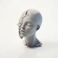 Tượng Bán Thân Fractured Beauty - Mô Hình In 3D Độc Đáo - Thumbnail 1