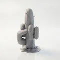 Mô hình 3D cây xương rồng sa mạc độc đáo - Tượng decor trang trí - Thumbnail 1
