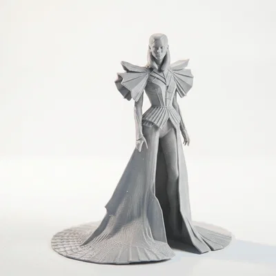 Mô hình nhân vật thời trang tương lai in 3D