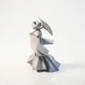 Mô hình Geisha Hình học - Tác phẩm Nghệ thuật Nhật Bản In 3D - Thumbnail 4