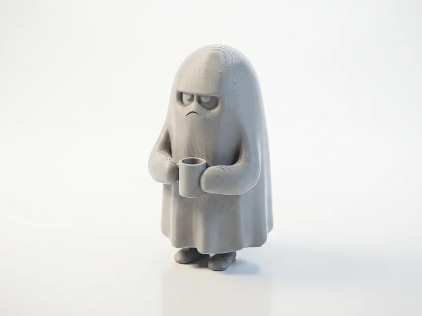 Mô hình 3D Ma Cáu Kỉnh Uống Cà Phê - Sản phẩm sưu tầm độc đáo - Image 1